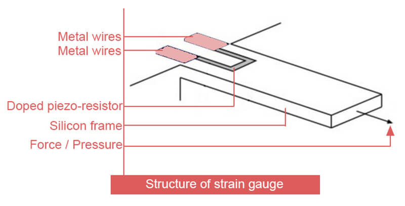 Structure of strain gauge